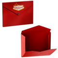 Snap Closure Recycled Pressboard Folders - 0.5" Deep